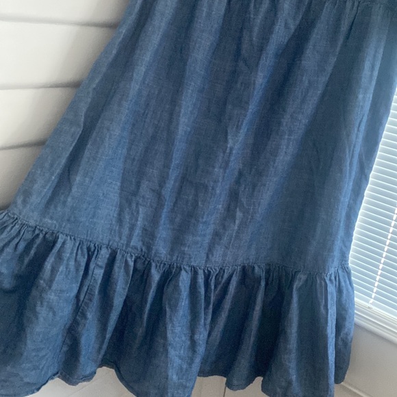 Zara Chambray Mini Dress - Picture 4 of 7